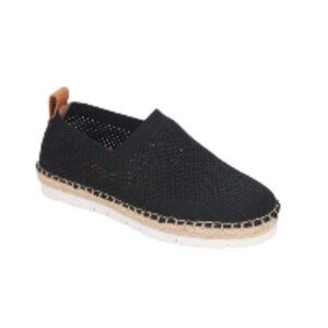 Gentle Souls Lizzy Knit Slip-On Flats Black 11M NWT